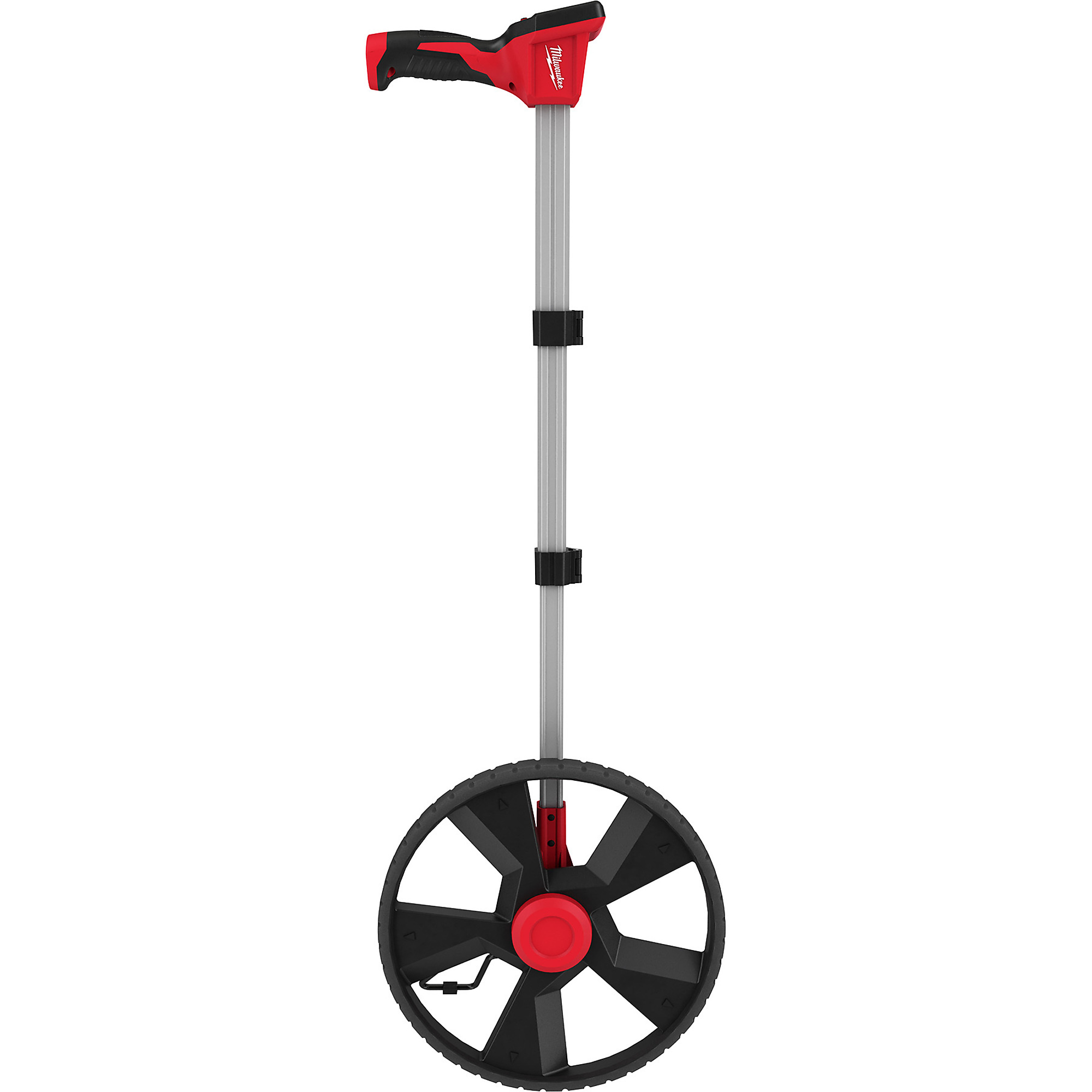 Milwaukee, 12in. Digital Measuring Wheel, Length 12 ft, Wheel Circumference 12 ft, Measures Up To 99999 ft, Model# 48-22-5112